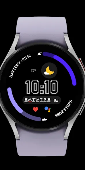 Night 55 - watch face screenshot 5