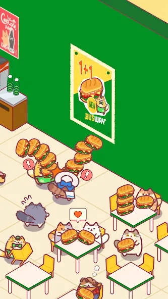 고양이 스낵바 : 힐링 시뮬레이션 게임 screenshot 3
