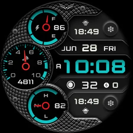 Ballozi AERONOX - Digital Face screenshot 10