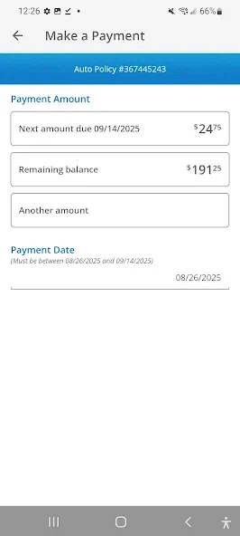 Progressive screenshot 2
