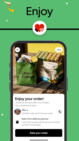 Uber Eats : repas et courses screenshot 26