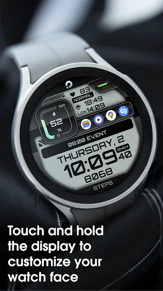 PRADO 03 Digital Watch Face screenshot 2