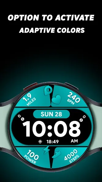 Colorful Info - Watch face screenshot 4