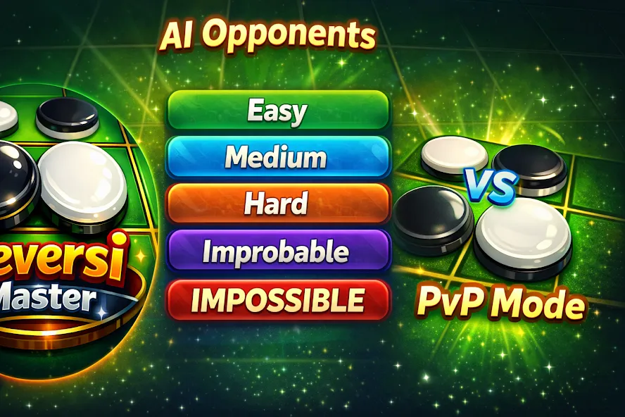Reversi Classic Master Offline screenshot 1