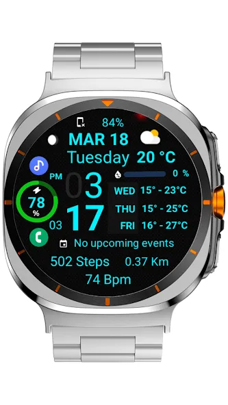 Informative Weather Day NTV578 screenshot 3