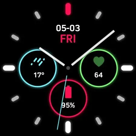 Nighty Analog 15 - watch face screenshot 21