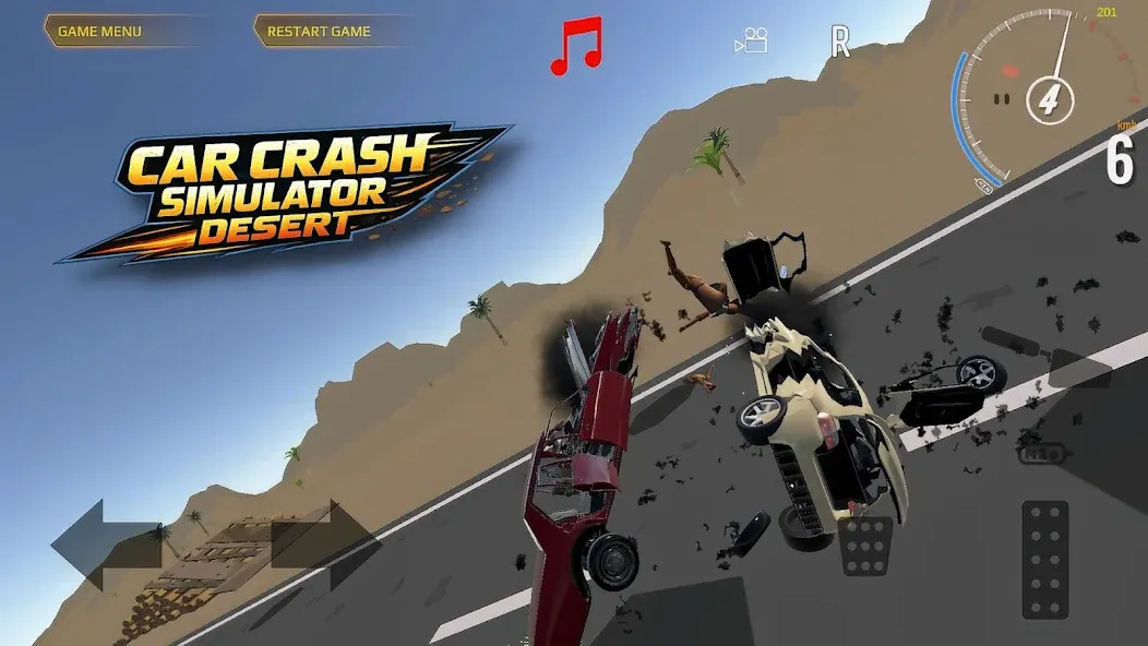 Car Crash Simulator Desert screenshot 7