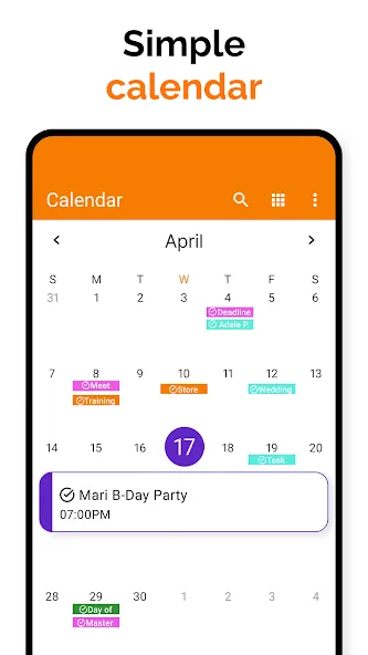 Agenda simple screenshot 20