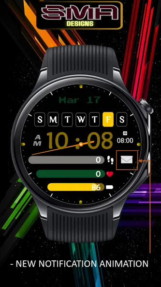 Modern Dashboard Watch Face 03 screenshot 21