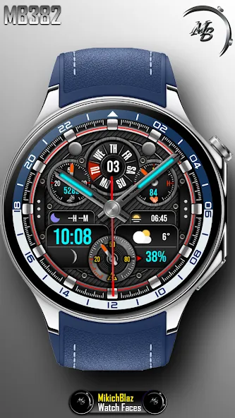 Hybrid Watch Face MB382 screenshot 1