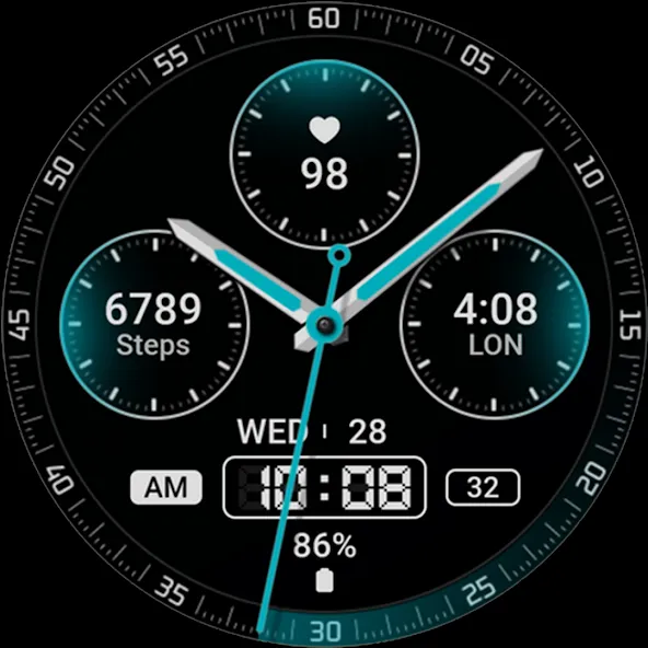 Watch face 10h08.com #126 screenshot 32