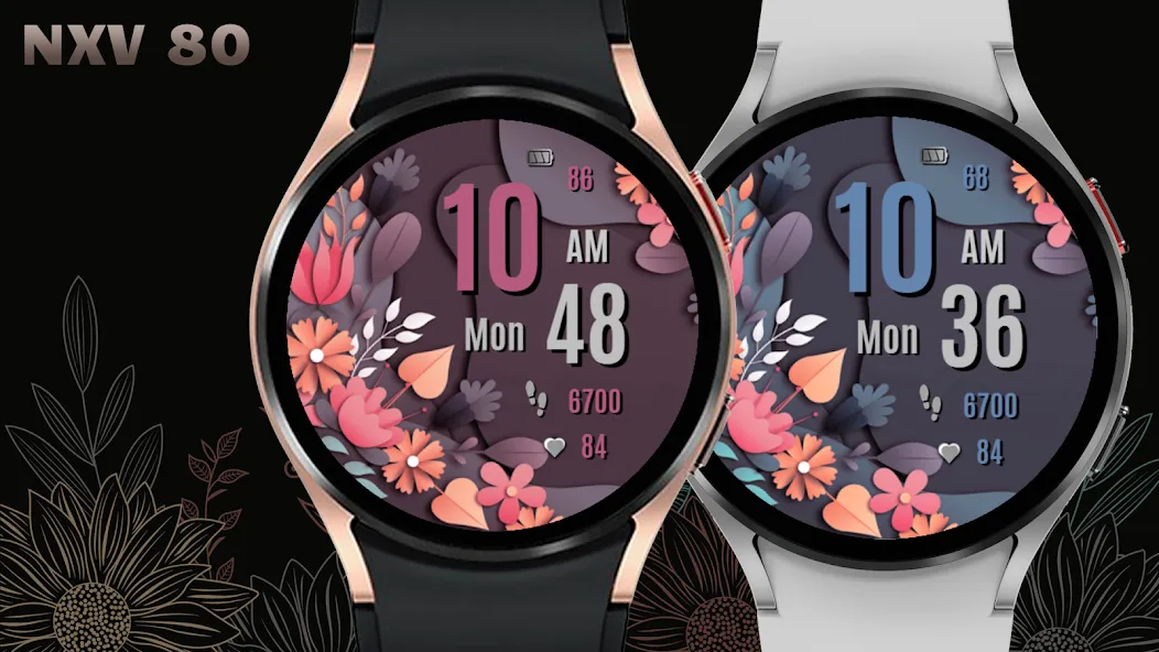 NXV80 Vibrant Watch Face screenshot 4