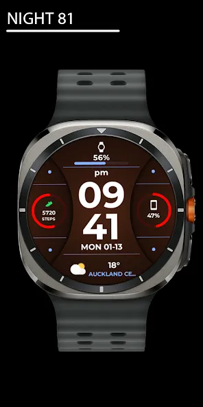Night 81 - watch face screenshot 1
