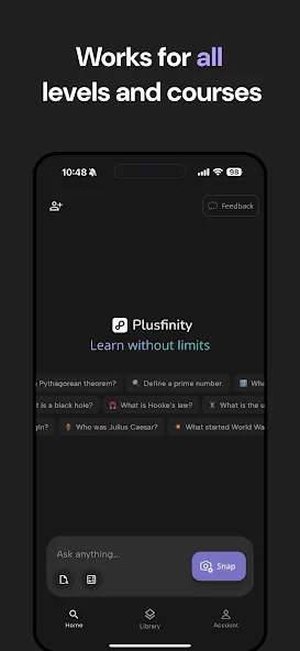 Plusfinity - Smart AI Tutor screenshot 7