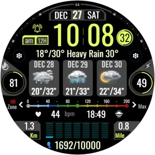 Informative Digital Weather A4 screenshot 20