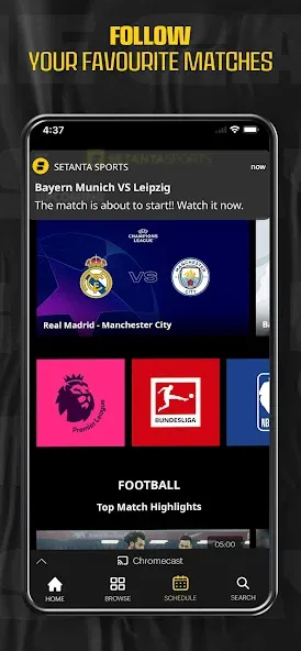 Setanta Sports: Sports TV App screenshot 3