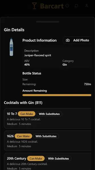 Barcart screenshot 4