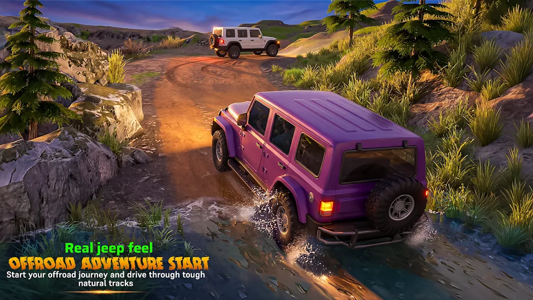 Real Jeep Driving Offroad Game screenshot 7