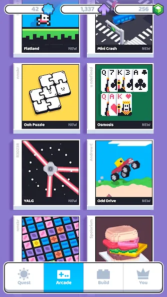 Fancade Minijogos: Carro, ação screenshot 7