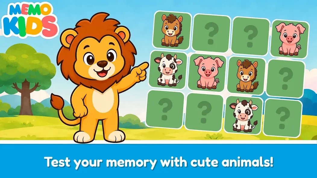 MemoKids: Memory Games, kids screenshot 1