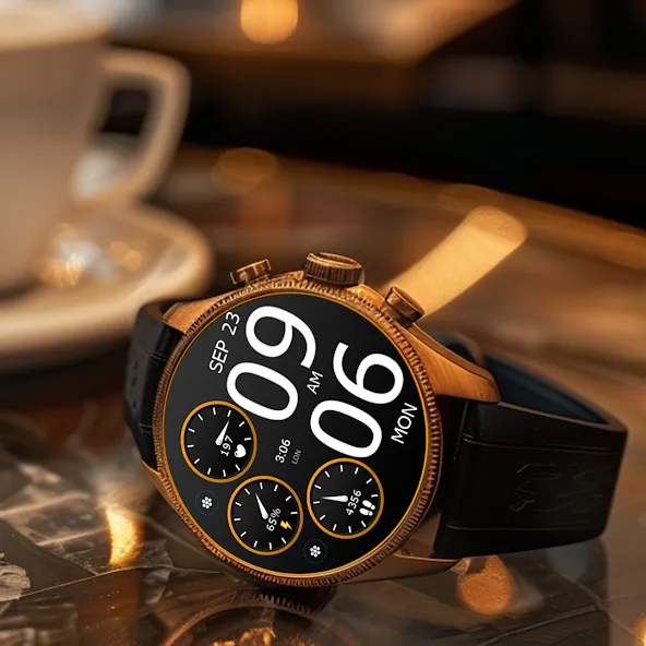 Key WF45 Digital Watch Face screenshot 4