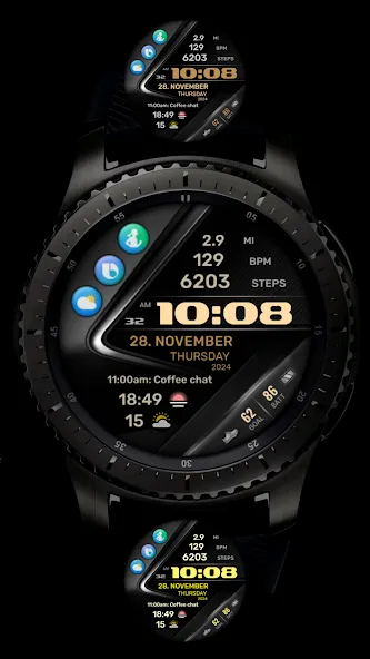 PW105 Universal Watch Face screenshot 3