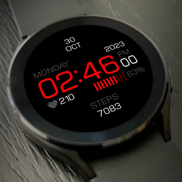 Key099 Digital Watch Face screenshot 2