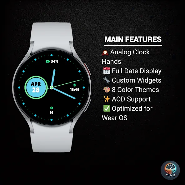 Purely Pointed Watch Face screenshot 2