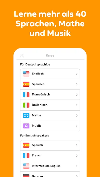Duolingo: Sprachen & Schach screenshot 1
