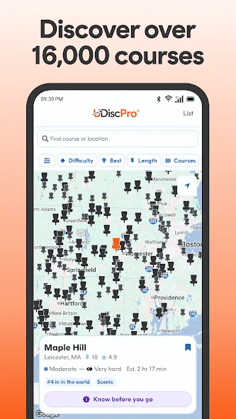 UDisc Disc Golf App screenshot 1