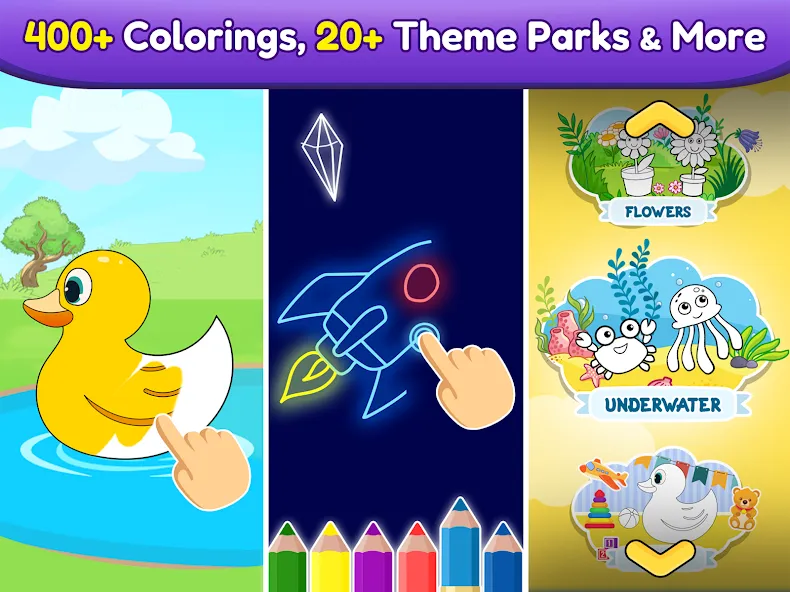 Coloring games for kids: 2-5 y screenshot 1