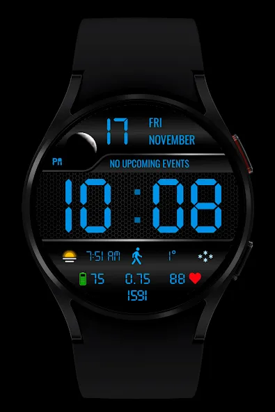 WR 007 MOD Digital Watch Face screenshot 4