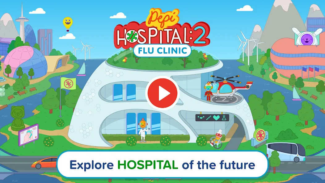 Pepi Hospital 2: Flu Clinic screenshot 1