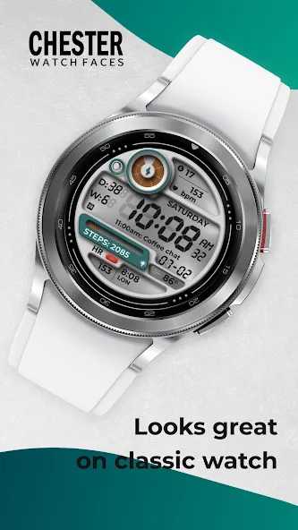 Chester Retro watch face screenshot 5