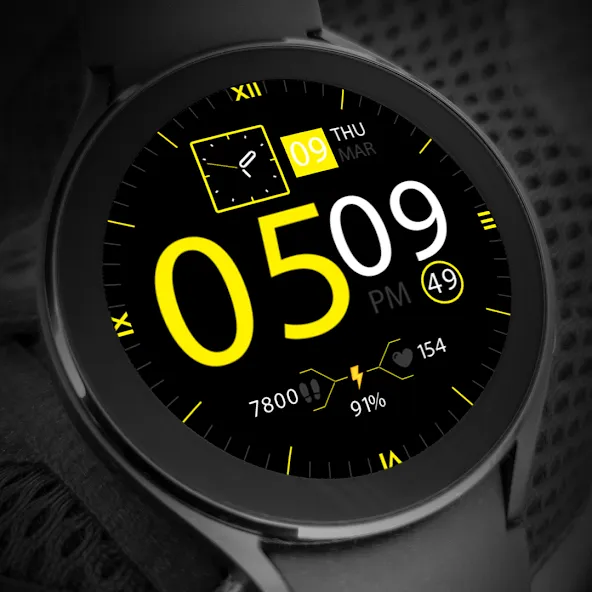 Key033 Hybrid Watch Face screenshot 8