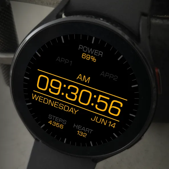 Key066 Digital Watch Face screenshot 8