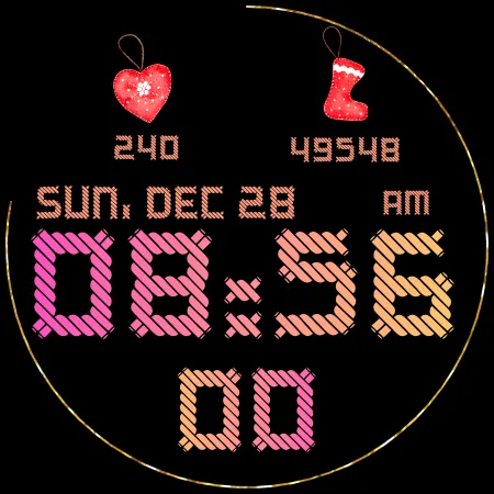 Yarn Digital Watch Face screenshot 14