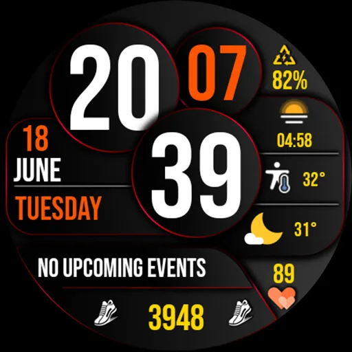 Digital Watch Face MB367 screenshot 26