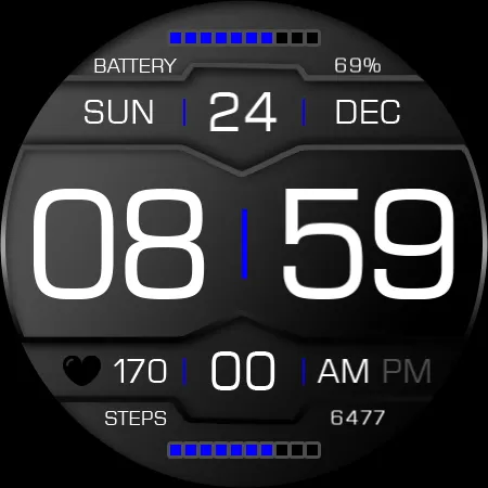 Key118 Digital Watch Face screenshot 27