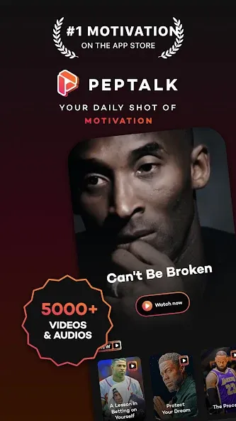 PepTalk: Daily Motivation App screenshot 1