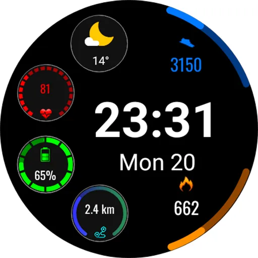 Digital Muran Watch Face screenshot 7
