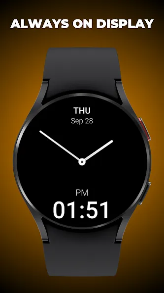 Minimal Hybrid Watch Face screenshot 2