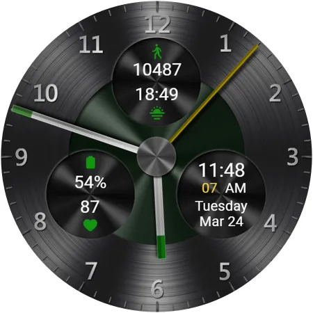Black Metal Watch Face 2026 screenshot 10