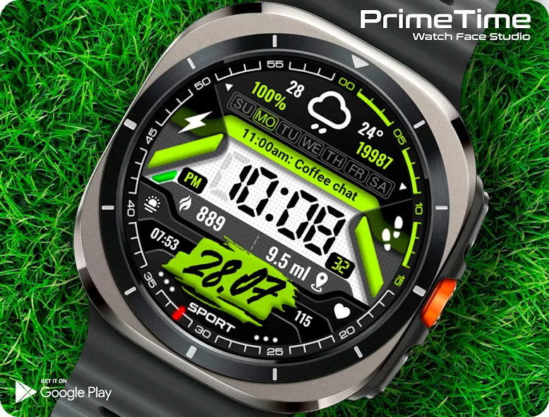 PT16 Digital Watch Face screenshot 4