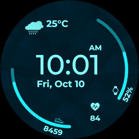 Crystal Facet Watch Face screenshot 5