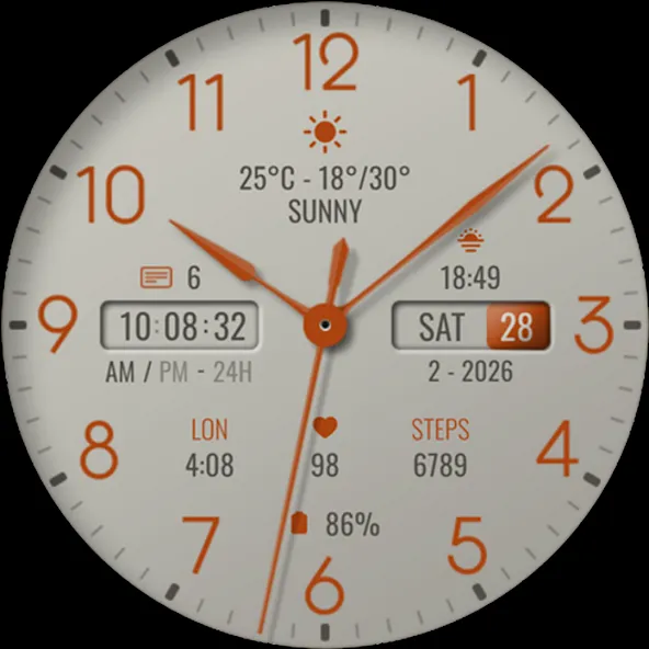 Watch face 10h08.com #132 screenshot 30