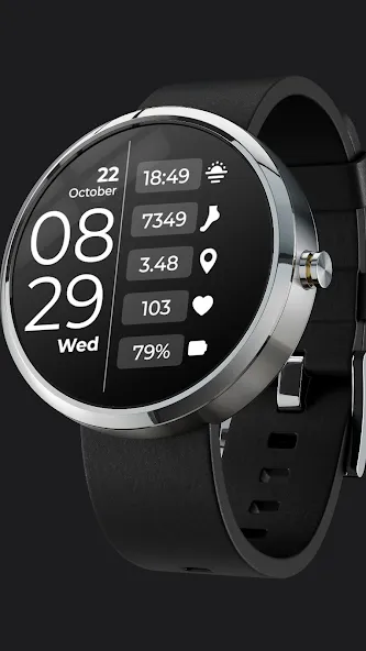 CC Clean 22 Watch Face screenshot 8