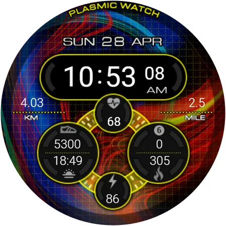 Plasmic Watch Face screenshot 12