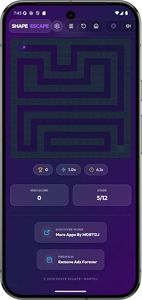 Shape Escape Maze Offline Play screenshot 8