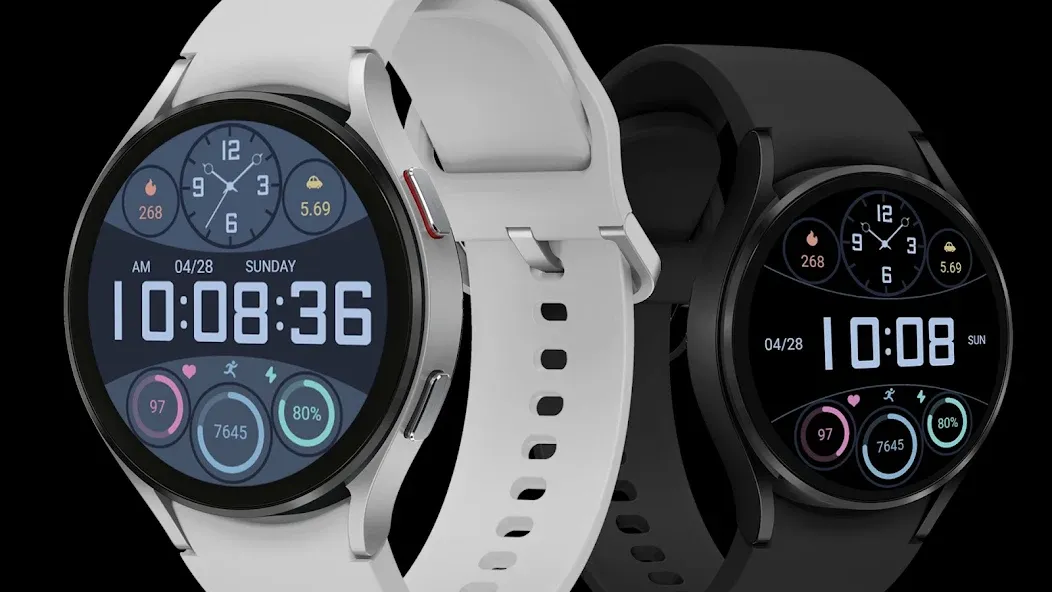 Blue Color Layer For Wear OS screenshot 2